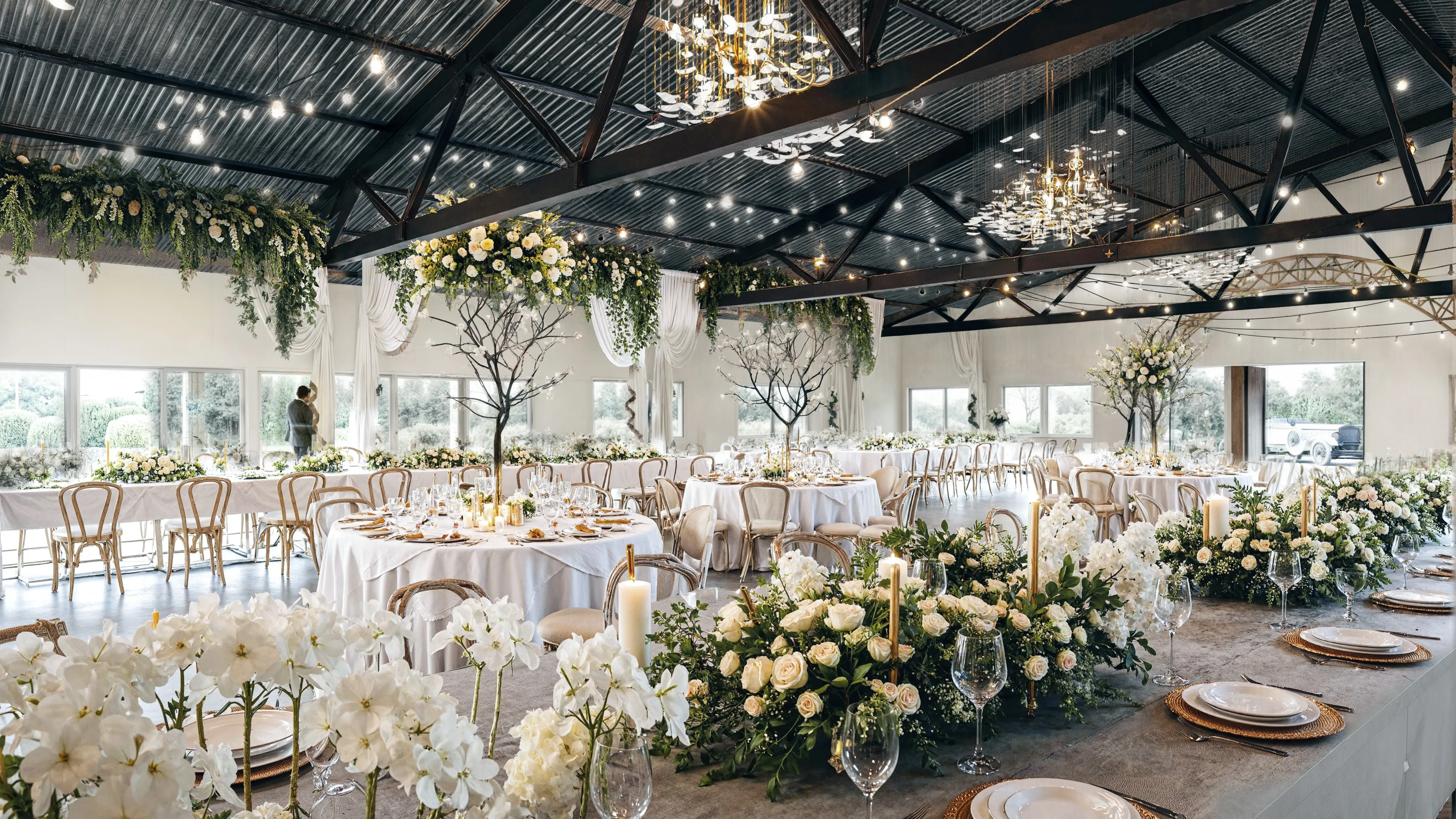 Vista del salón de eventos