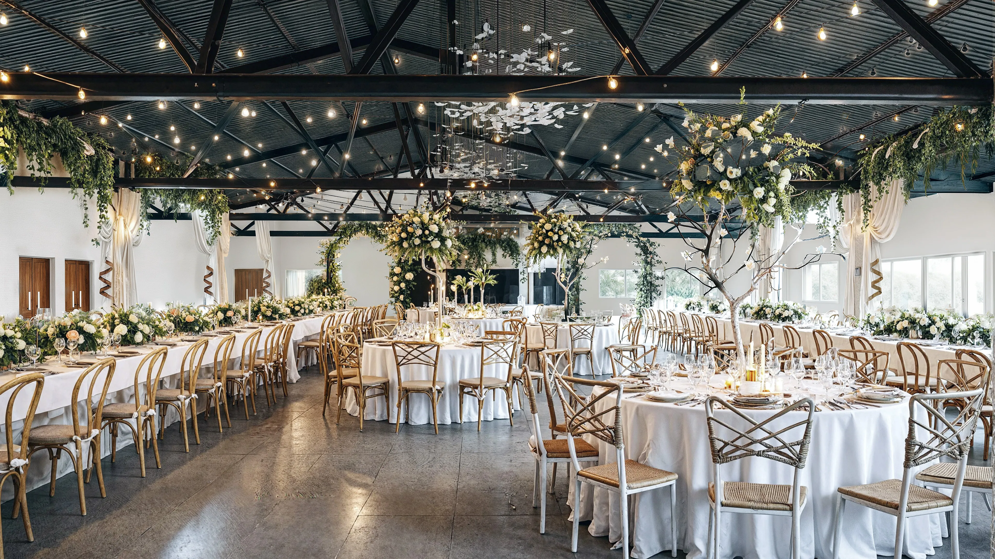 Vista del salón de eventos