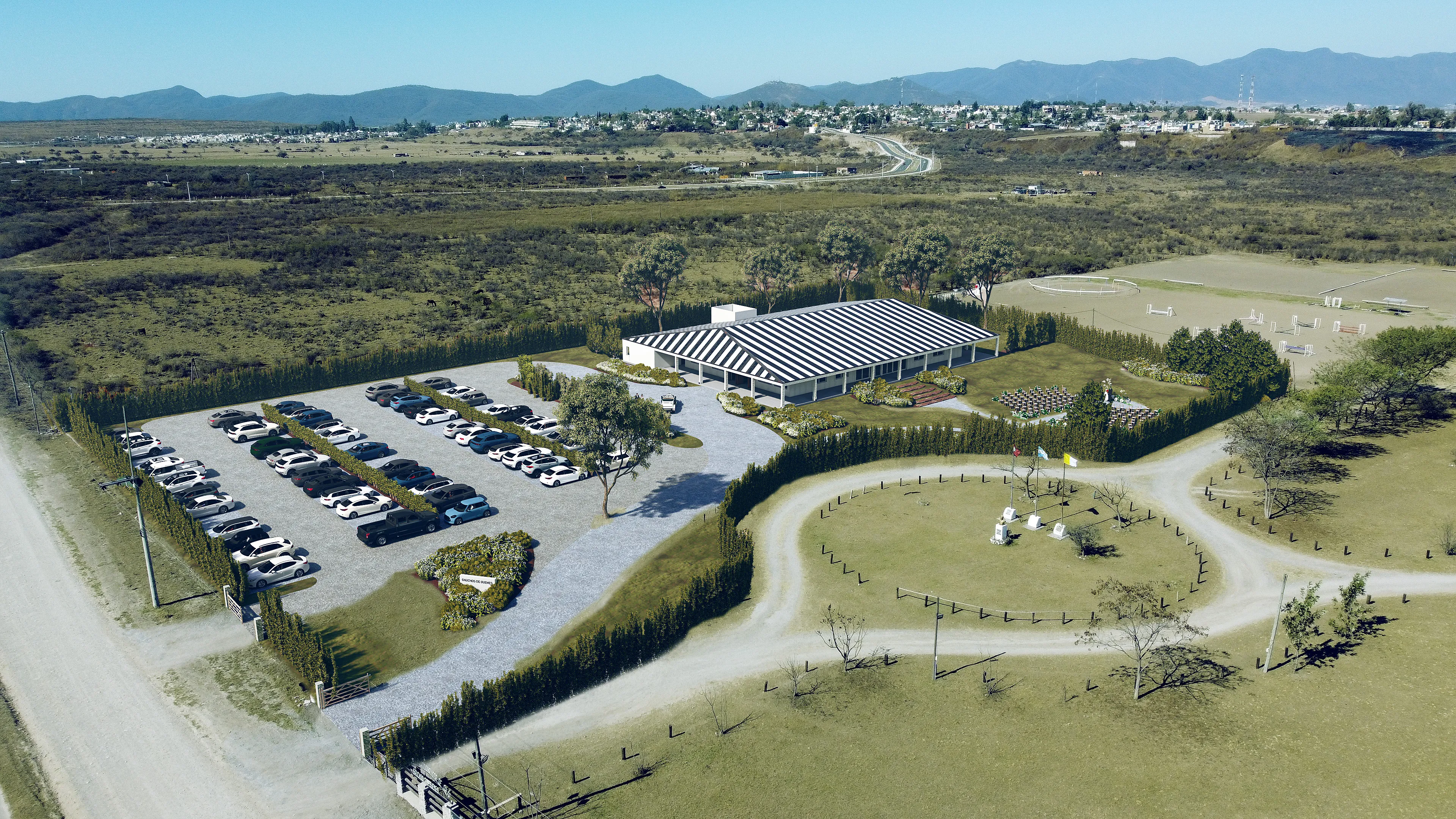 Vista del salón de eventos